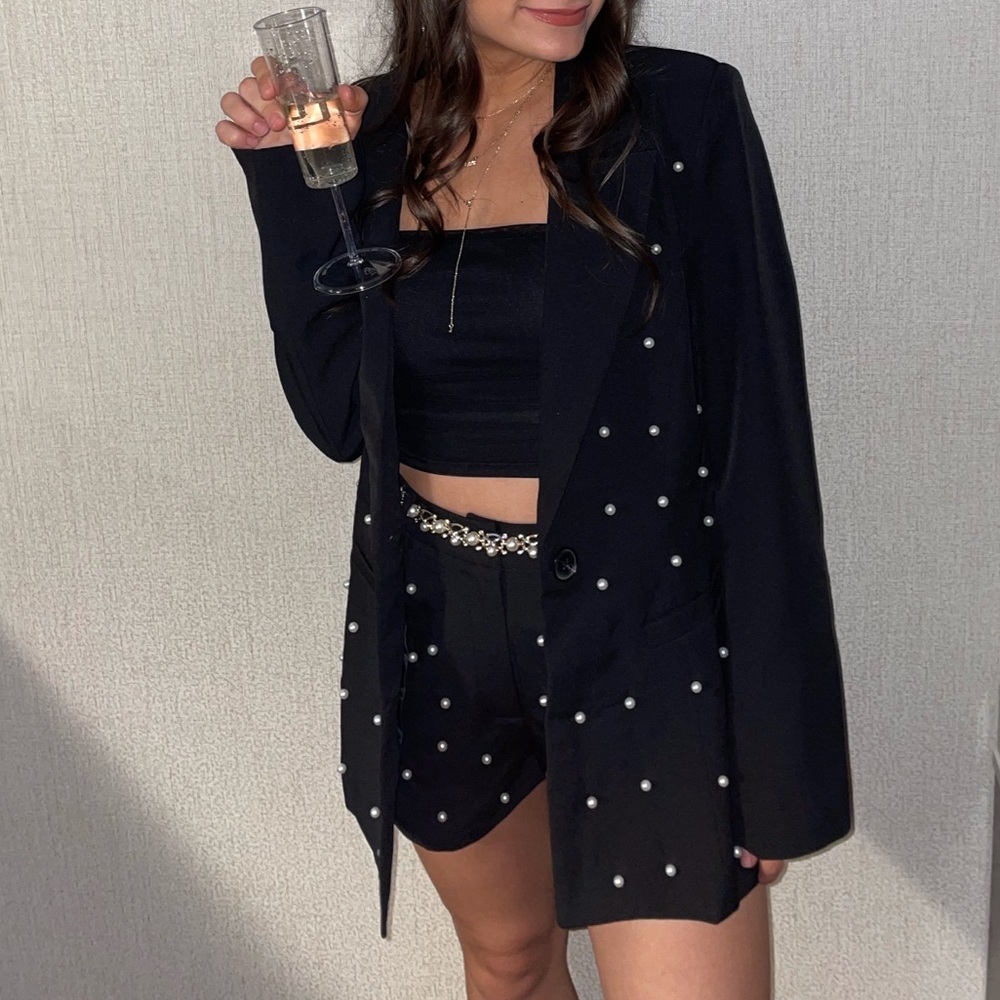 Blazer and shorts set
